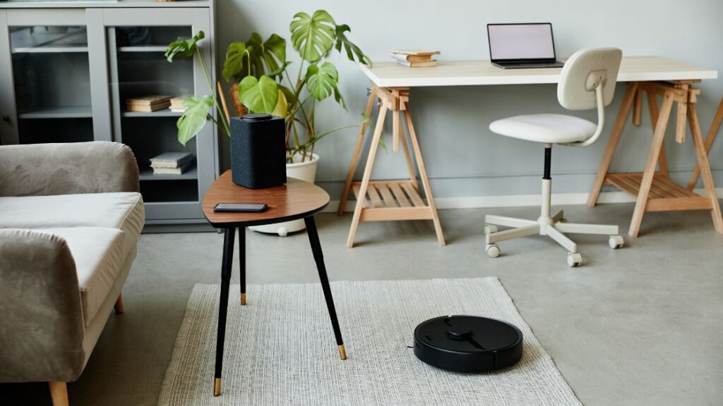 Smart devices in a living room